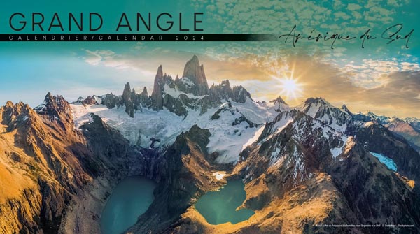 Calendrier publicitaire feuillets grand angle, Grand-angle