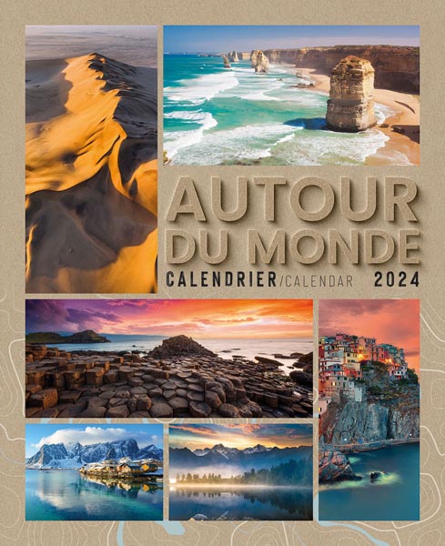 Calendriers illustrés publicitaires, Autour du Monde