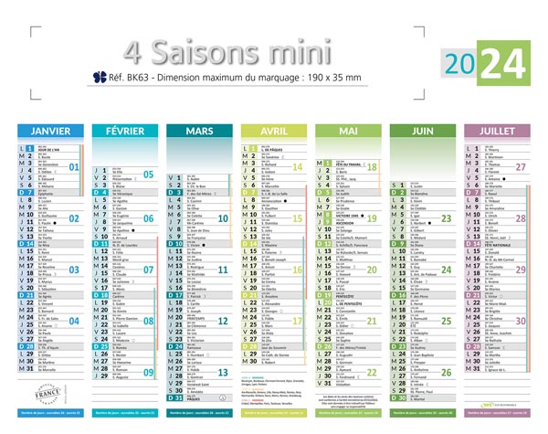 Calendrier petit format 2012  Calendriers bancaires publicitaires