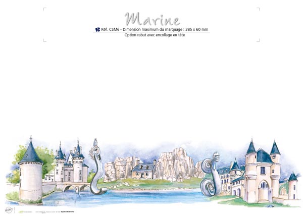 Sous main publicitaire marine : une fragrance de voyage