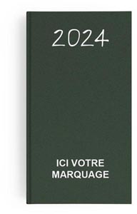 Agenda 2024 emboite mini naturel - 90 x 165 mm 2