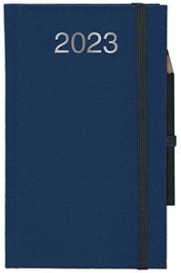 Agenda Personnalisable Journalier | Chantier | 90x150 mm : Agenda Personnalisable Journalier - Chantier  90x150 mm Bleu