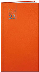 Agenda Publicitaire Semainier | Cordoue | 93x168 mm : Agenda Publicitaire Semainier - Cordoue  93x168 mm Orange