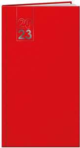 Agenda Publicitaire Semainier | Cordoue | 93x168 mm : Agenda Publicitaire Semainier - Cordoue  93x168 mm Rouge