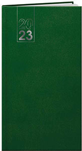 Agenda Publicitaire Semainier | Cordoue | 93x168 mm : Agenda Publicitaire Semainier - Cordoue  93x168 mm Vert