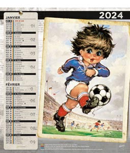 Bloc calendriers publicitaire enfants, Les Mômes