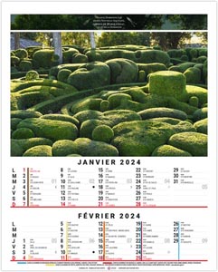 Calendrier illustré 2024 - bloc louis - 240 x 410 mm 1