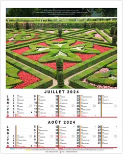 Calendrier illustré 2024 - bloc louis - 240 x 410 mm 4