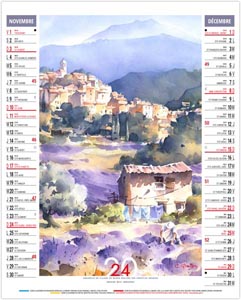 calendrier vide poche zoé - 300 x 430 mm 6