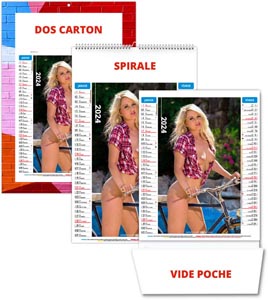 calendrier vide poche carmen - 300 x 430 mm