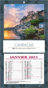 Blocs calendriers publicitaires paysage, Campagne 1