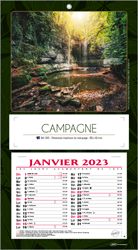 Blocs calendriers publicitaires paysage, Campagne 3