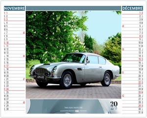 Calendrier personnalisable 2024 - 2 en 1 design car - 480 x 700 mm 6