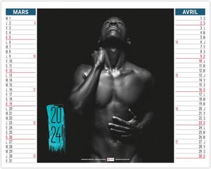 Calendrier personnalisable 2024 - 2 en 1 fatal - 330 x 470 mm 2