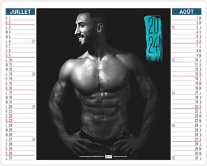 Calendrier personnalisable 2024 - 2 en 1 fatal - 330 x 470 mm 4