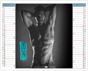 Calendrier personnalisable 2024 - 2 en 1 fatal - 330 x 470 mm 6