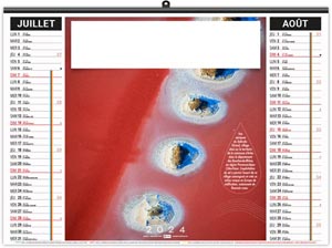 Calendrier illustré 2024 - éco l'eau vue du ciel - 480 x 350 mm 10