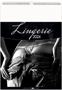 Calendrier illustré 2024 - lingerie - 300 x 420 mm 1