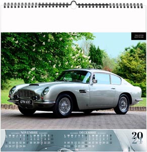 Calendrier illustré 2024 - design car - 330 x 330 mm 9