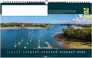 Calendrier illustré 2024 - envergure - 400 x 240 mm 11