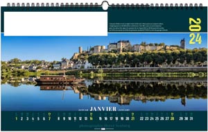 Calendrier illustré 2024 - envergure - 400 x 240 mm 2