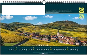 Calendrier illustré 2024 - envergure - 400 x 240 mm 3