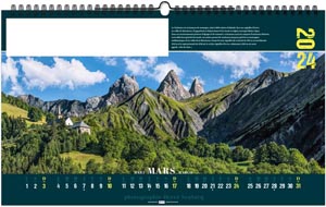 Calendrier illustré 2024 - envergure - 400 x 240 mm 4