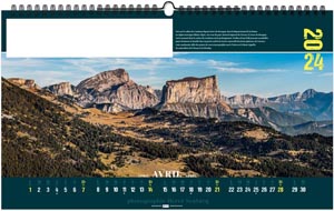 Calendrier illustré 2024 - envergure - 400 x 240 mm 5