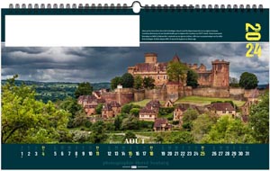 Calendrier illustré 2024 - envergure - 400 x 240 mm 9