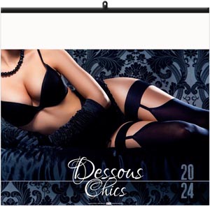 Calendrier illustré 2024 - dessous chics - 330 x 315 mm 2