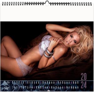 Calendrier illustré 2024 - dessous chics - 330 x 315 mm 7