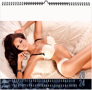 Calendrier illustré 2024 - dessous chics - 330 x 315 mm 8