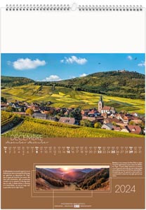 Calendrier illustré 2024 - patrimoine de france - 300 x 420 mm 13