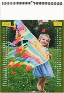 Calendrier illustré 2024 - jeux d'enfants - 330 x 490 mm 6