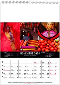calendrier mural couleurs voyage - 240 x 330 mm 10