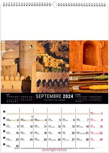calendrier mural couleurs voyage - 240 x 330 mm 8