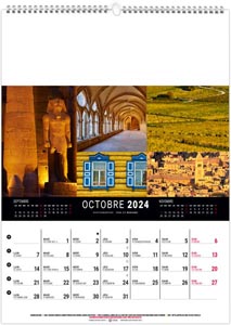 calendrier mural couleurs voyage - 240 x 330 mm 9