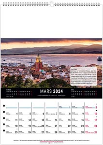 calendrier mural france panoramique - 240 x 330 mm 2