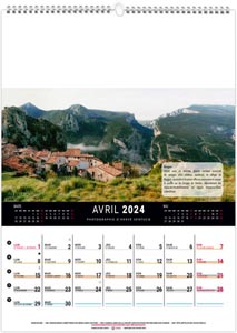 calendrier mural france panoramique - 240 x 330 mm 3