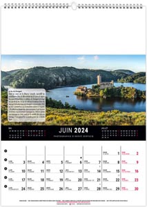 calendrier mural france panoramique - 240 x 330 mm 5