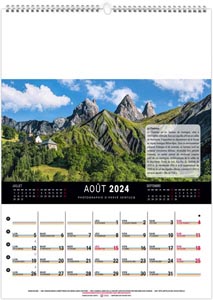 calendrier mural france panoramique - 240 x 330 mm 7