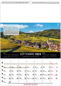 calendrier mural france panoramique - 240 x 330 mm 8