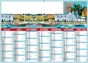 Calendrier bancaire personnalisable 2024 - aymeric - 270 x 208 mm 2
