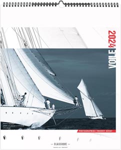 Calendrier illustré 2024 - voile classique - 330 x 400 mm 1