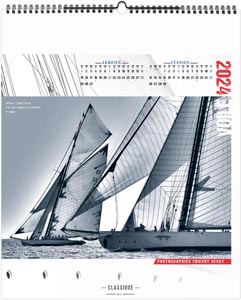 Calendrier illustré 2024 - voile classique - 330 x 400 mm 3