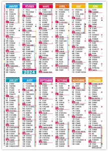 calendrier de poche pharma-3 - 110 x 156 mm 5