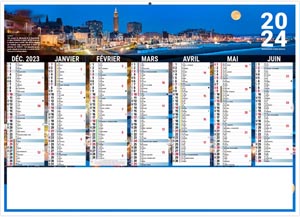 Calendrier personnalise liberte normandie 270x208 | Calendriers bancaires