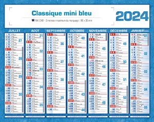 Calendrier publicitaire , Classique Mini 1