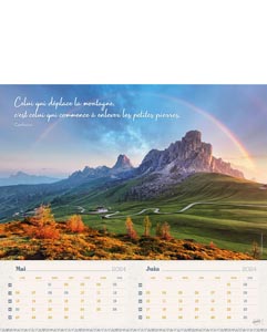 Calendrier publicitaire personnalisé paysage, Photos de Provinces 2