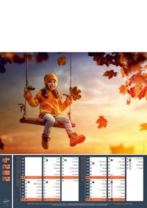 Calendrier publicitaire photographe, Enfants 4